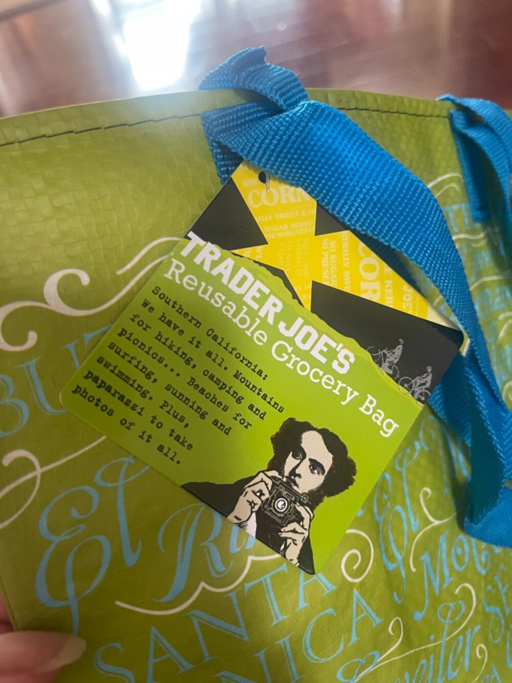 Trader Joe's 2017 California Santa Monica Reusable Bag NWT - Picture 3 of 6